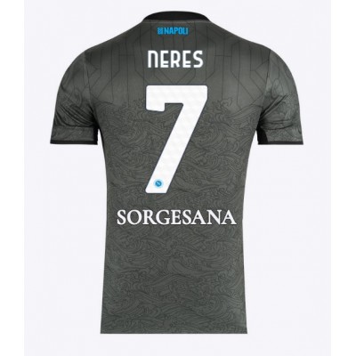 Fotbalové Dres SSC Napoli David Neres #7 Alternativní 2024-25 Krátký Rukáv Fotbalové Dres SSC Napoli David Neres #7 Alternativní 2024-25 Krátký Rukáv